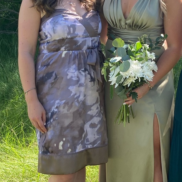 People and mauve RW&Co silky dress - Picture 5 of 7